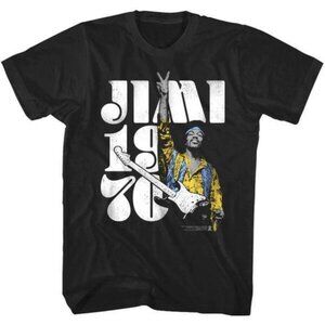 T-Shirt Jimi Hendrix World Peace 1970 Unisex